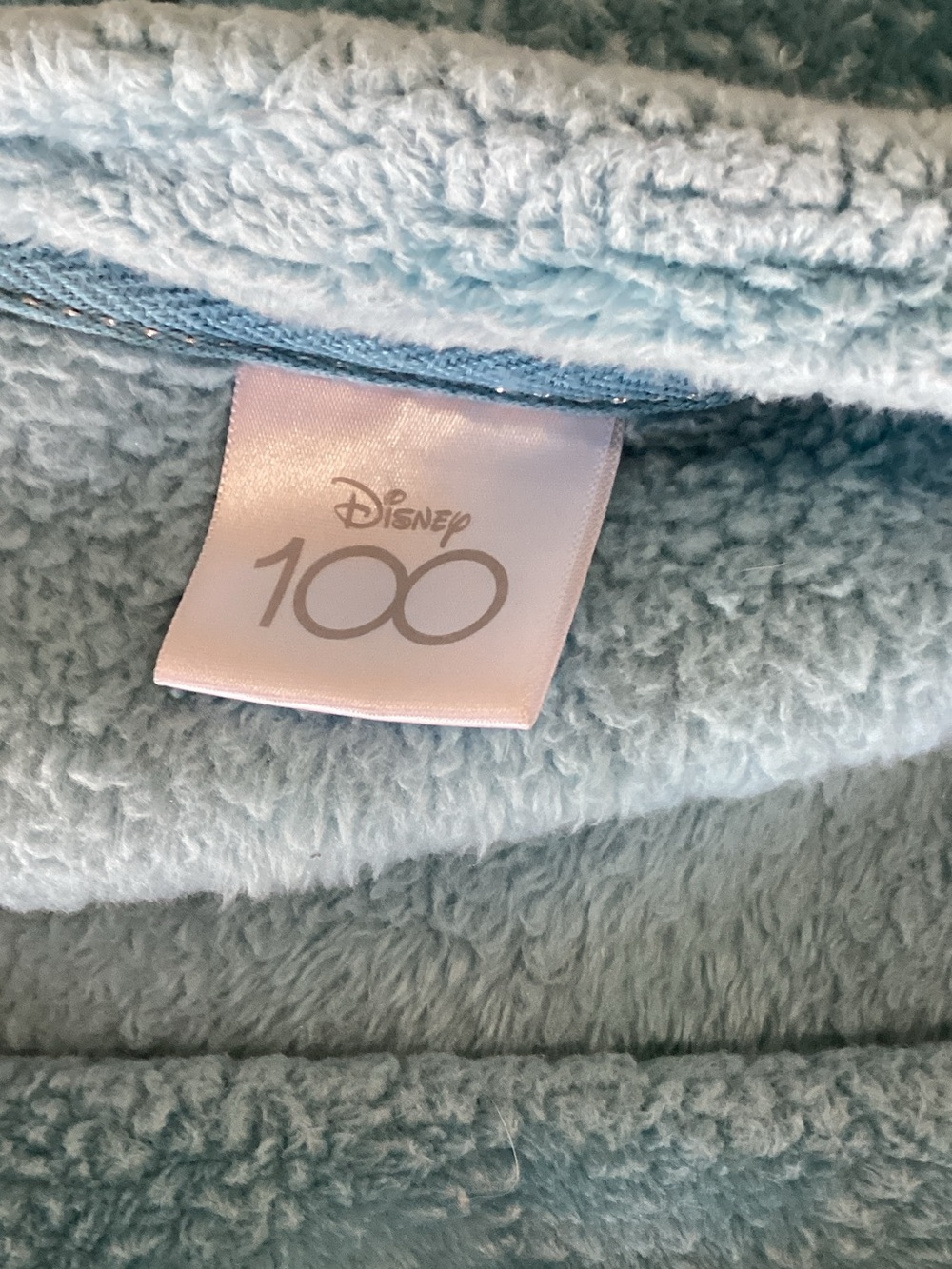 Disney Light Blue Stitch Plush Crewneck Sweater - Picture 3 of 3